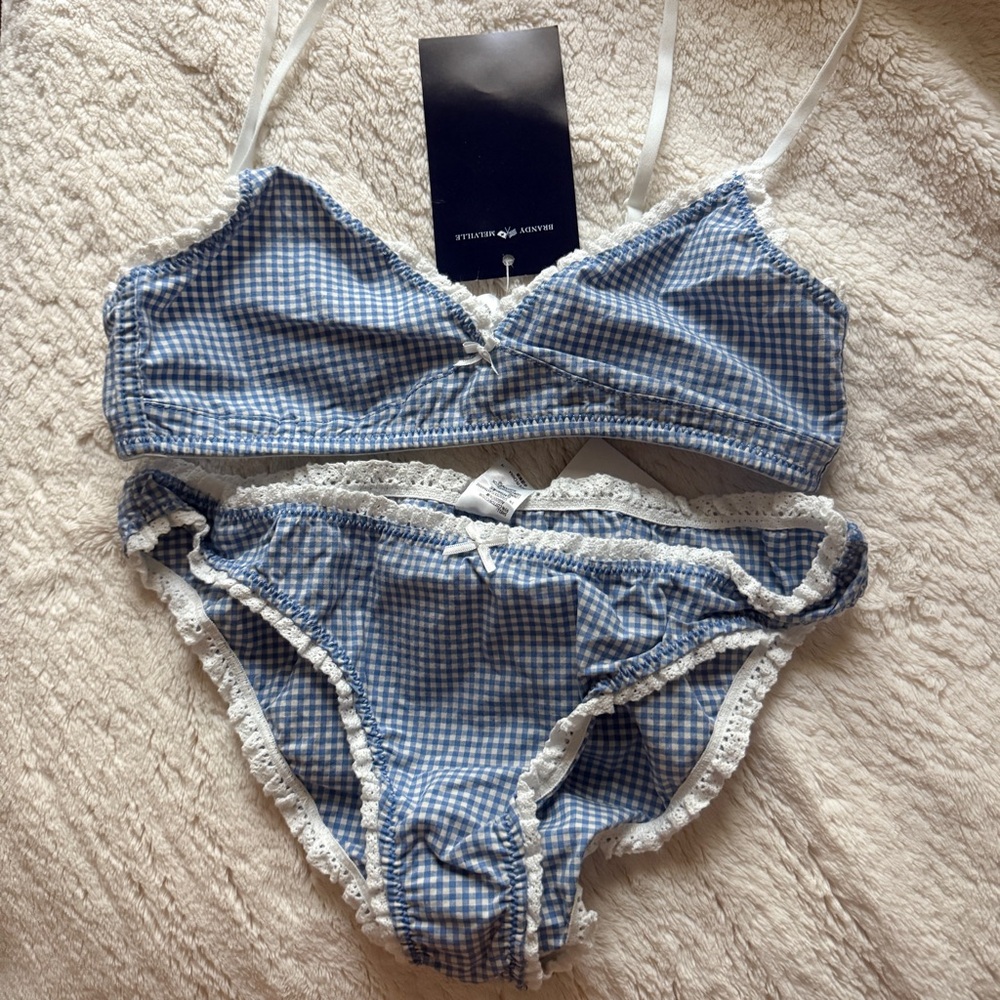 brandy melville plaid set